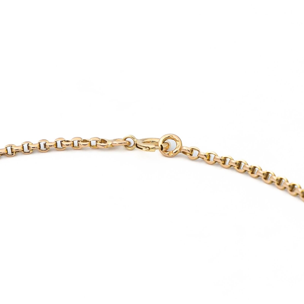 Collier Chaîne maille jaseron en or jaune - Castafiore