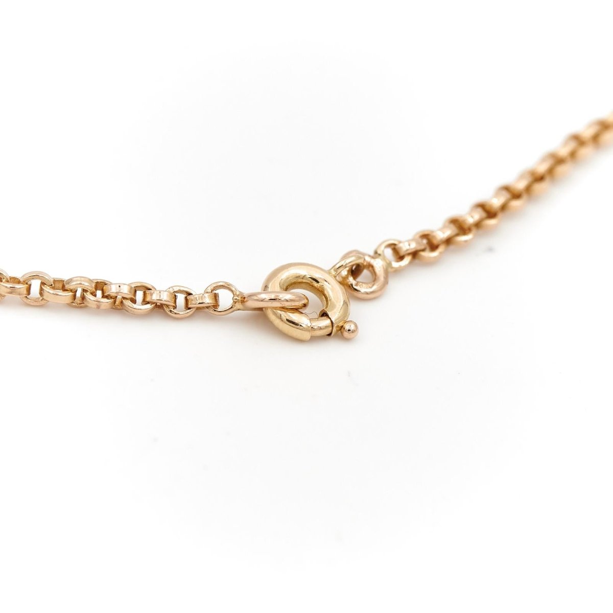 Collier Chaîne maille jaseron en or jaune - Castafiore