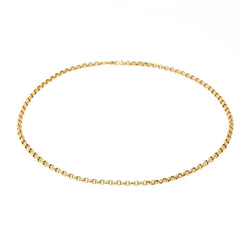 Collier Chaîne maille jaseron en or jaune - Castafiore