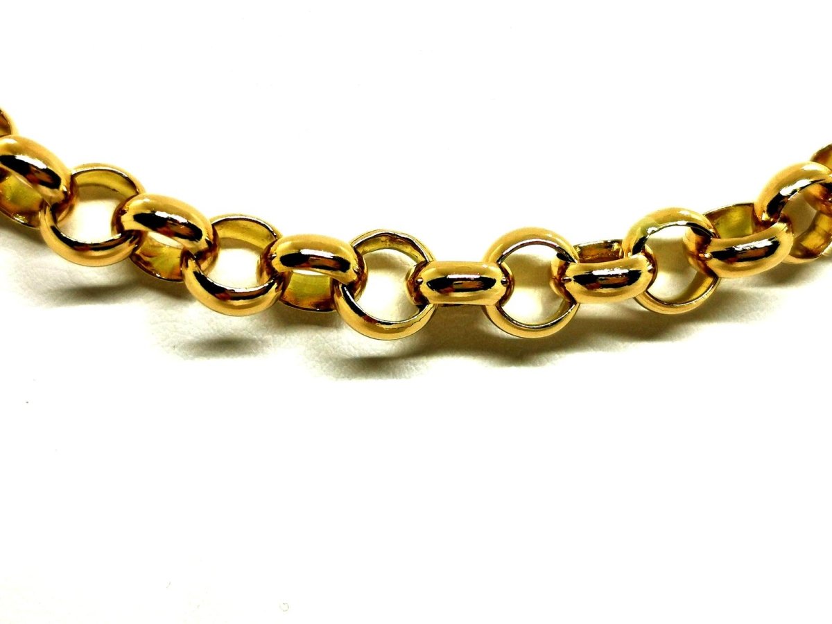 Collier Chaîne maille jaseron en or jaune - Castafiore