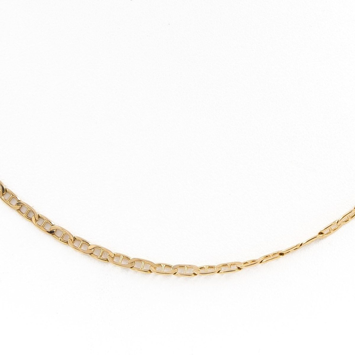 Collier Chaîne maille marine en or jaune - Castafiore