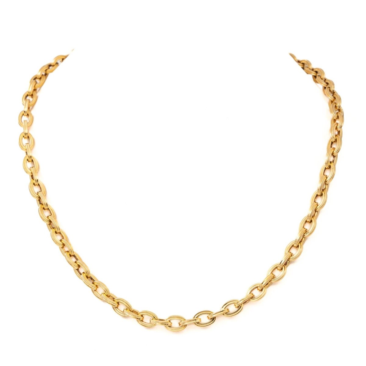 Collier Chaîne maille or jaune - Castafiore