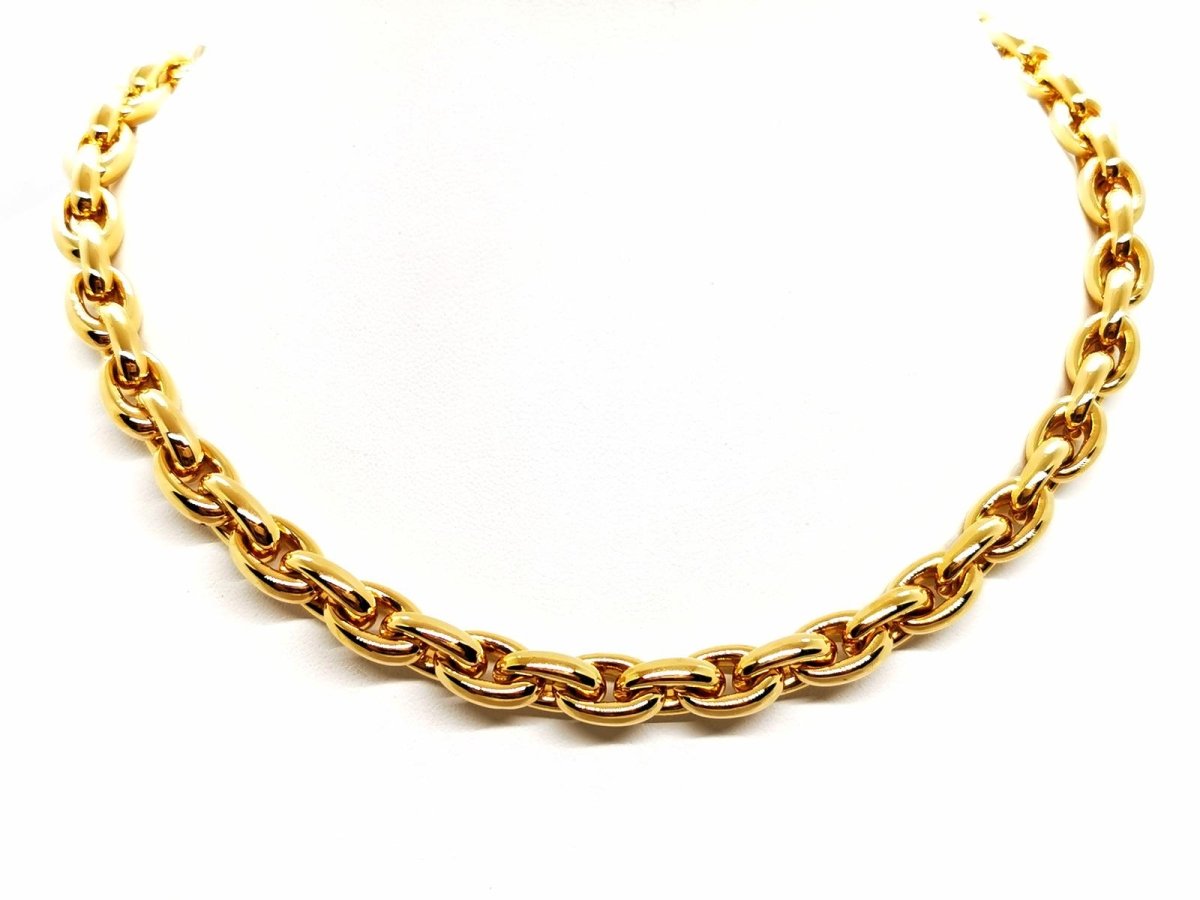 Collier Chaîne maille ovale en or jaune - Castafiore