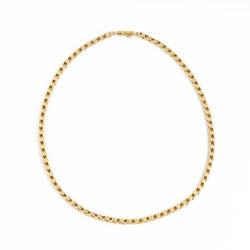 Collier Chaîne maille palmier en or jaune - Castafiore