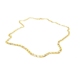 Collier Chaîne maille plate en or jaune - Castafiore