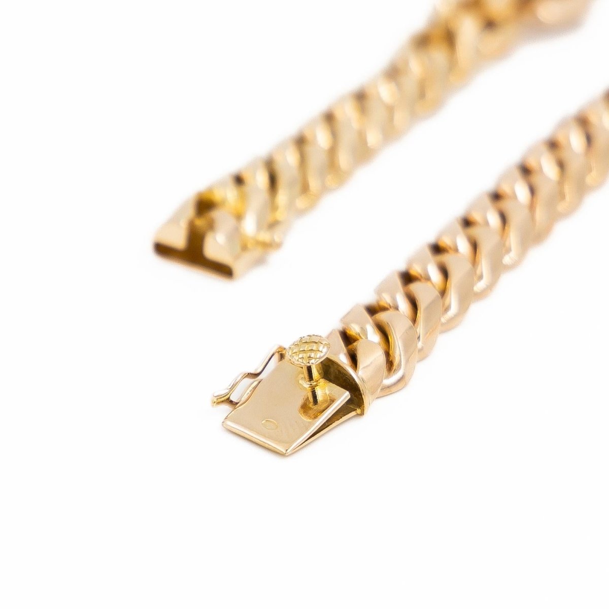 Collier Chaîne maille plate en or rose - Castafiore