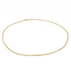 Collier Chaîne maille torsadé en or jaune - Castafiore