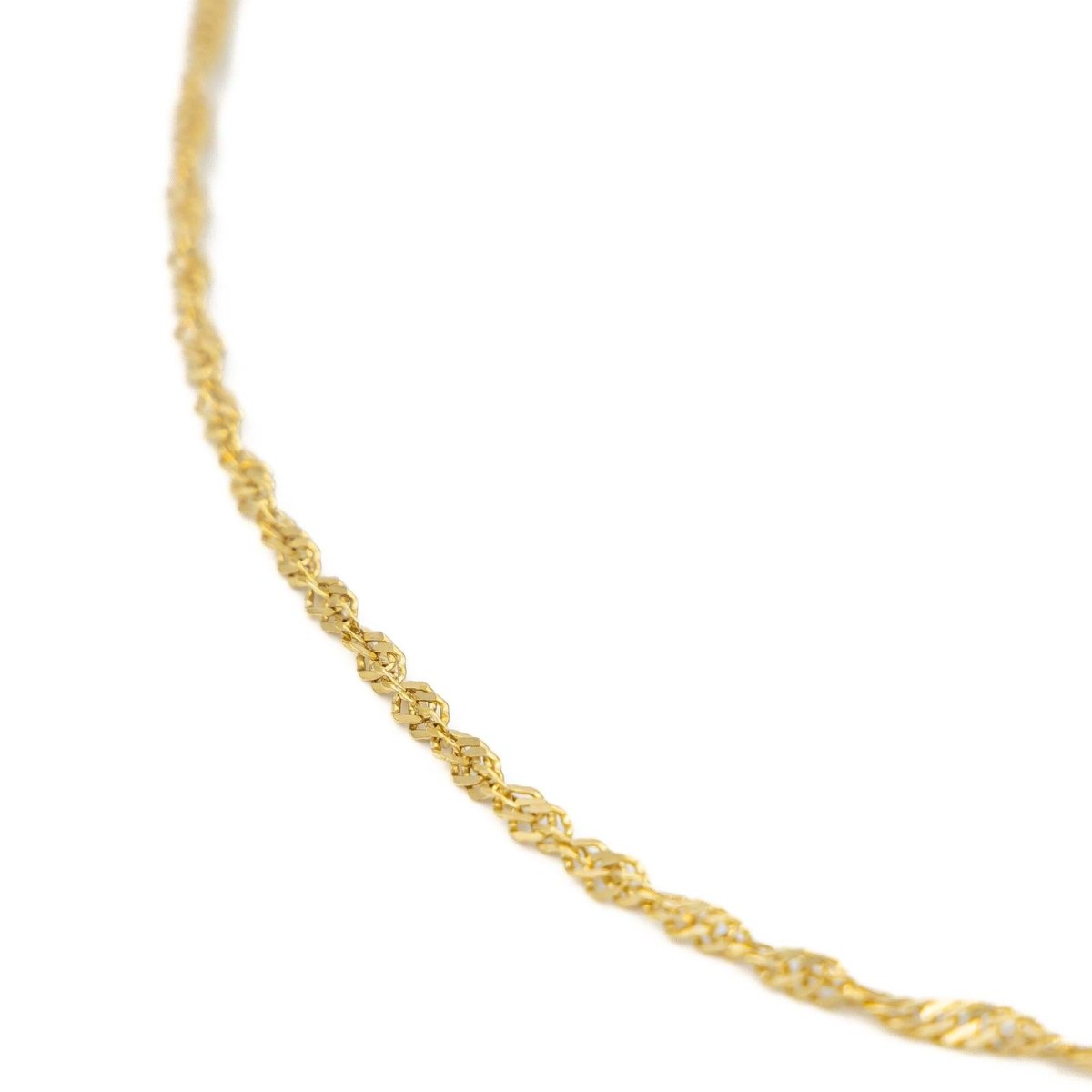 Collier Chaîne maille torsadé en or jaune - Castafiore