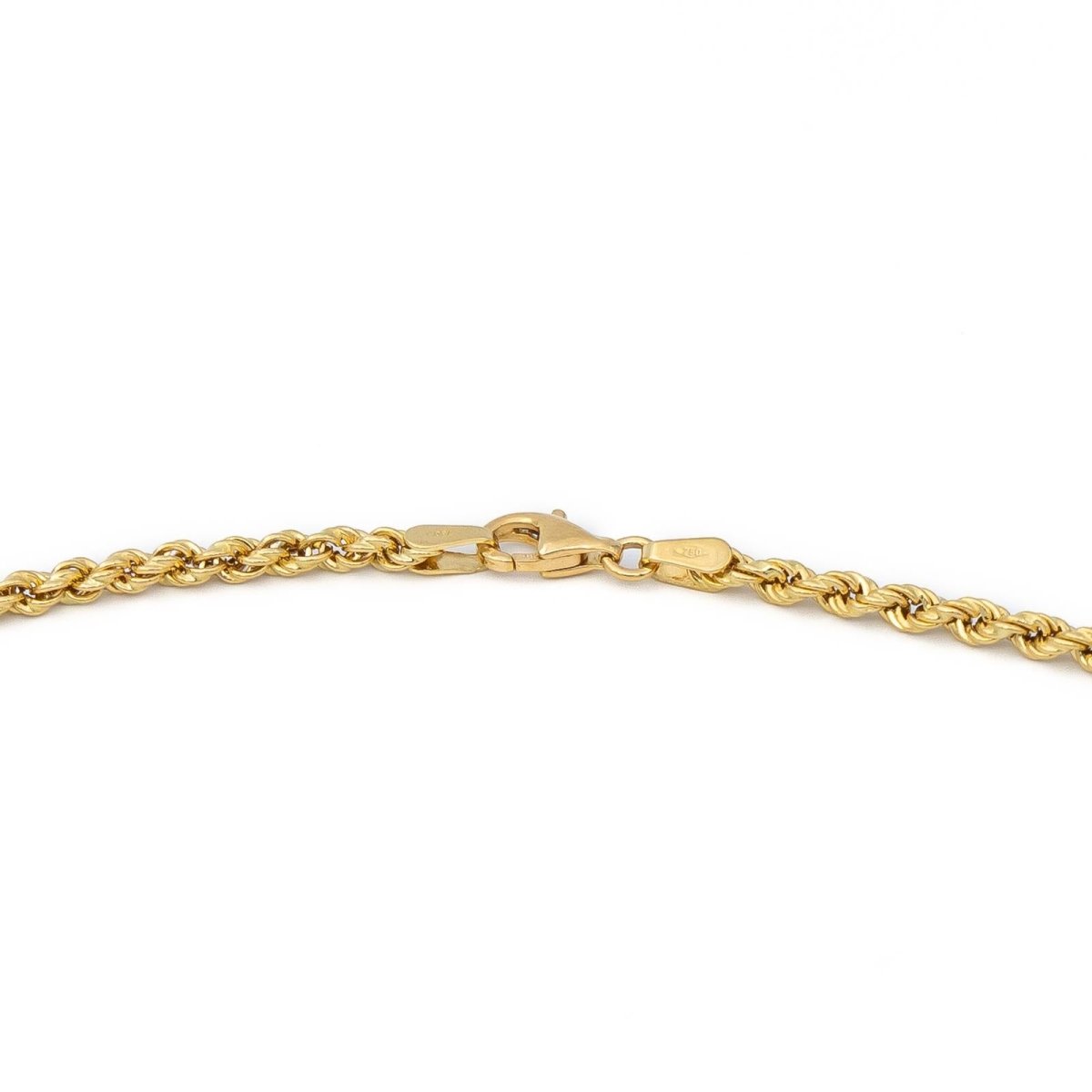 Collier Chaîne maille torsadé en or jaune - Castafiore