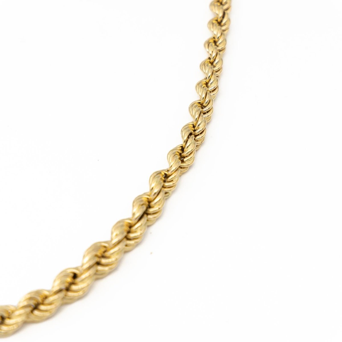 Collier Chaîne maille torsadé en or jaune - Castafiore