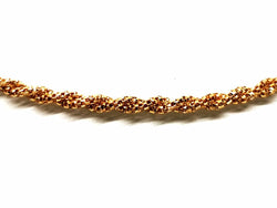 Collier Chaîne maille torsadée en or jaune - Castafiore