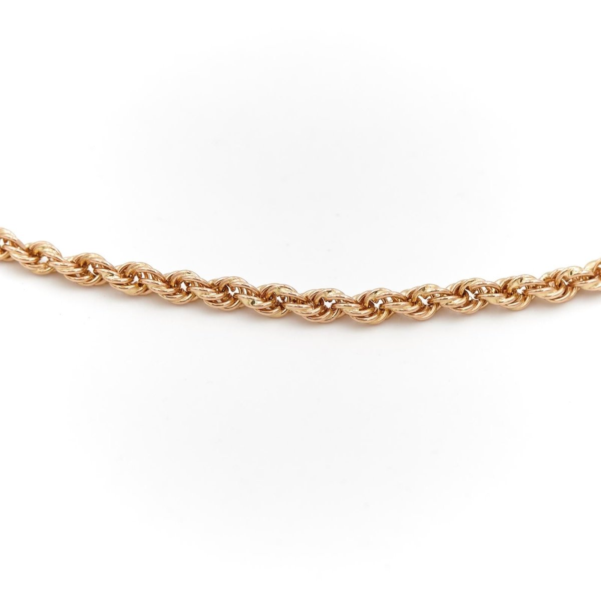 Collier Chaîne maille torsadée en or jaune - Castafiore