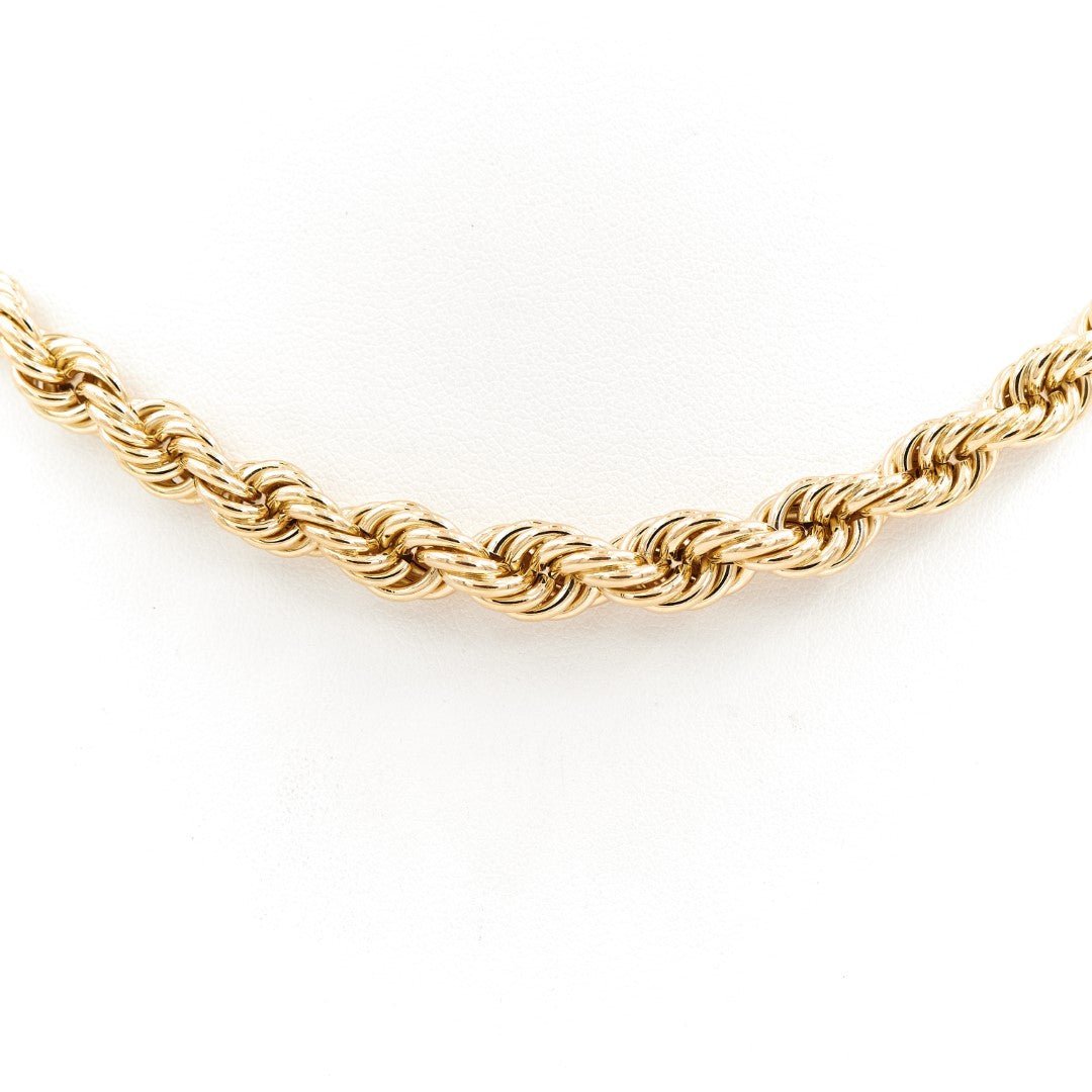 Collier Chaîne maille torsadée en or jaune - Castafiore