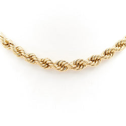 Collier Chaîne maille torsadée en or jaune - Castafiore