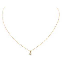 Collier Chaîne + pendentif Or jaune Diamant - Castafiore