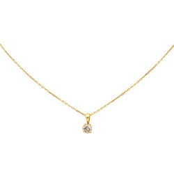 Collier Chaîne + pendentif Or jaune Diamant - Castafiore
