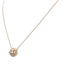 Collier Chanel, "Extrait de Camélia", or rose, diamant. - Castafiore