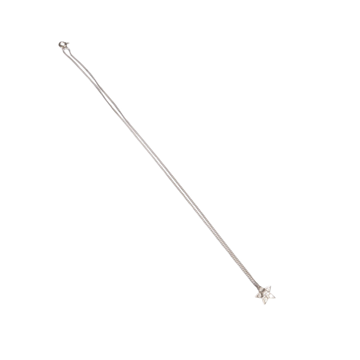 Collier CHANEL modèle "Comète" en or blanc et diamants - Castafiore