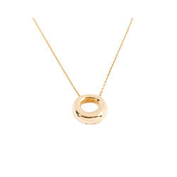 Collier CHAUMET "Anneau" en or jaune et diamants - Castafiore