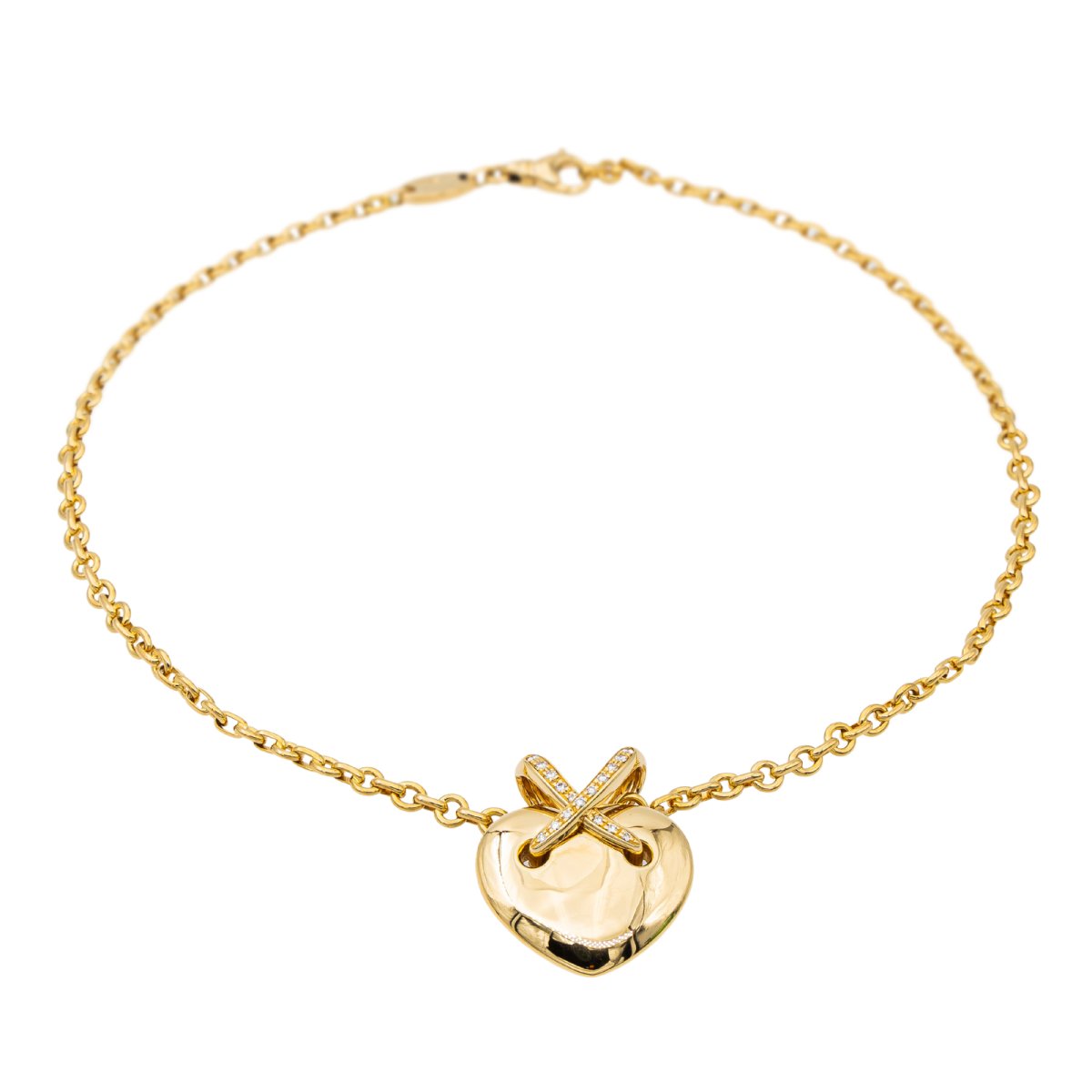 Collier CHAUMET Liens en or jaune et diamant - Castafiore