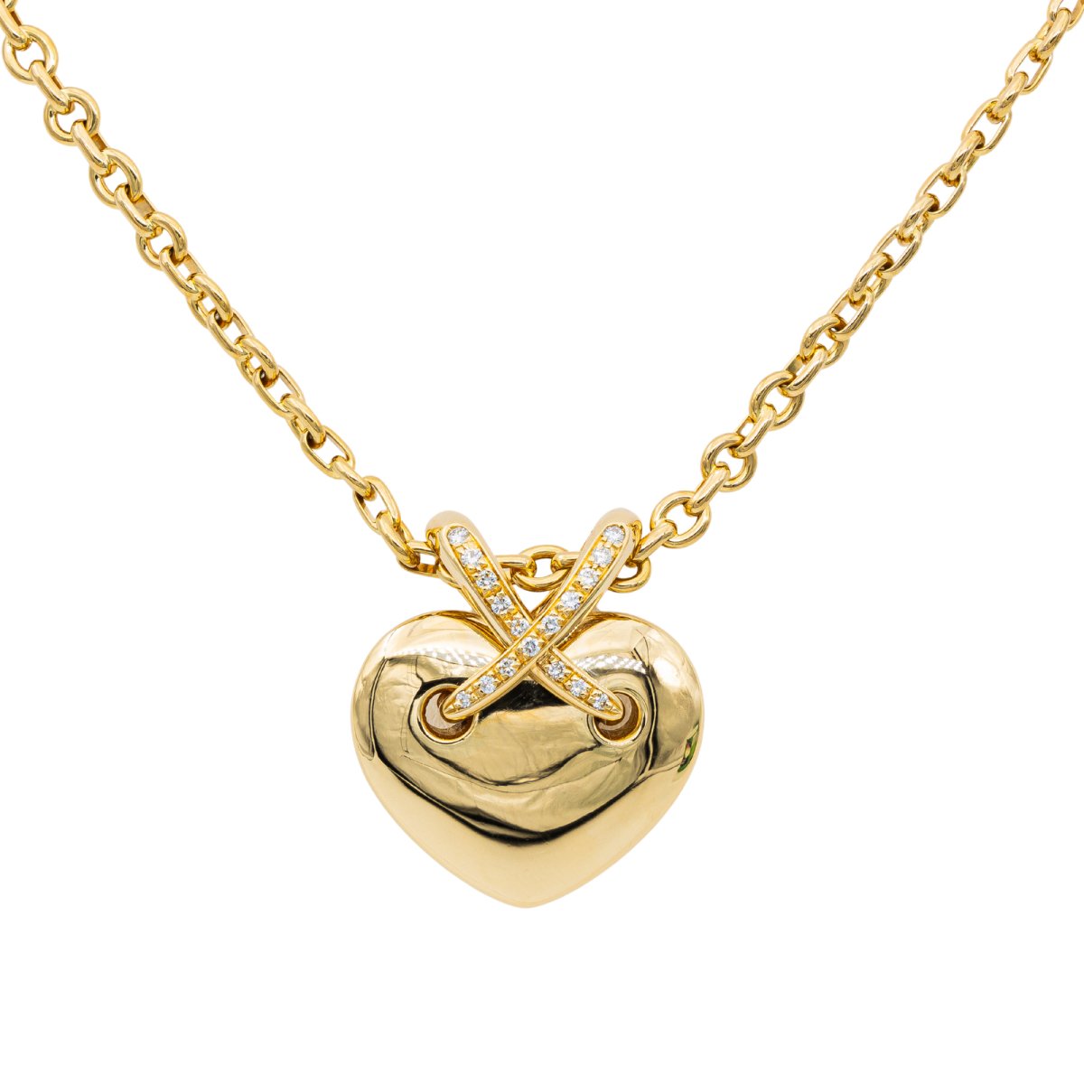 Collier CHAUMET Liens en or jaune et diamant - Castafiore