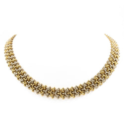 Collier CHIMENTO en 2 ors et diamant - Castafiore