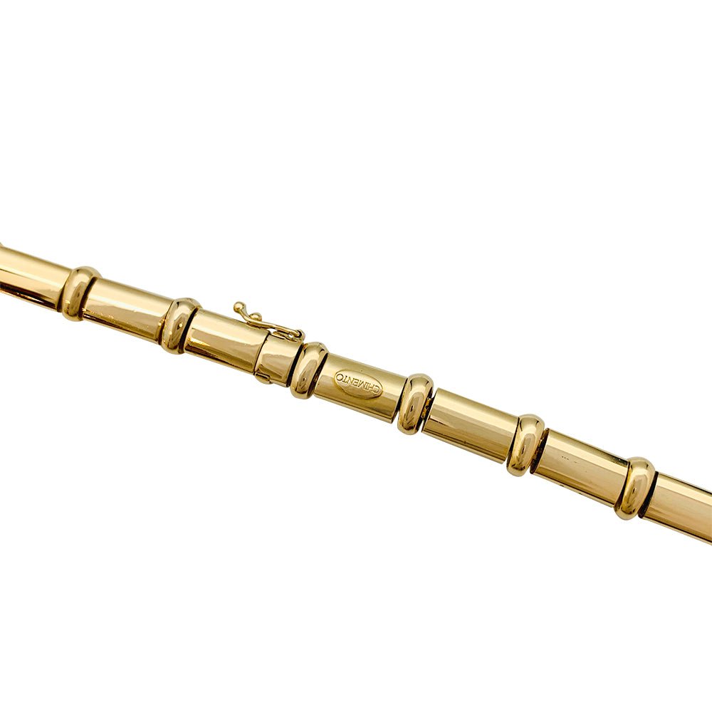 Collier CHIMENTO, or jaune, or blanc, diamants - Castafiore