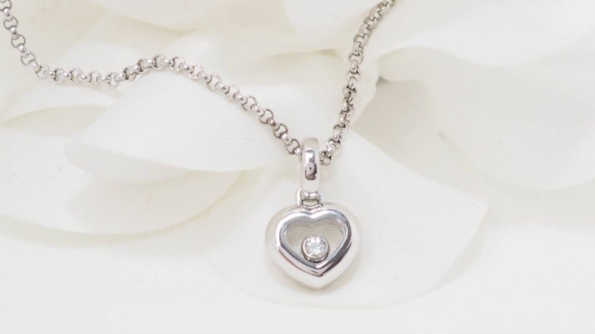Collier Chopard Happy Diamonds cœur - Castafiore