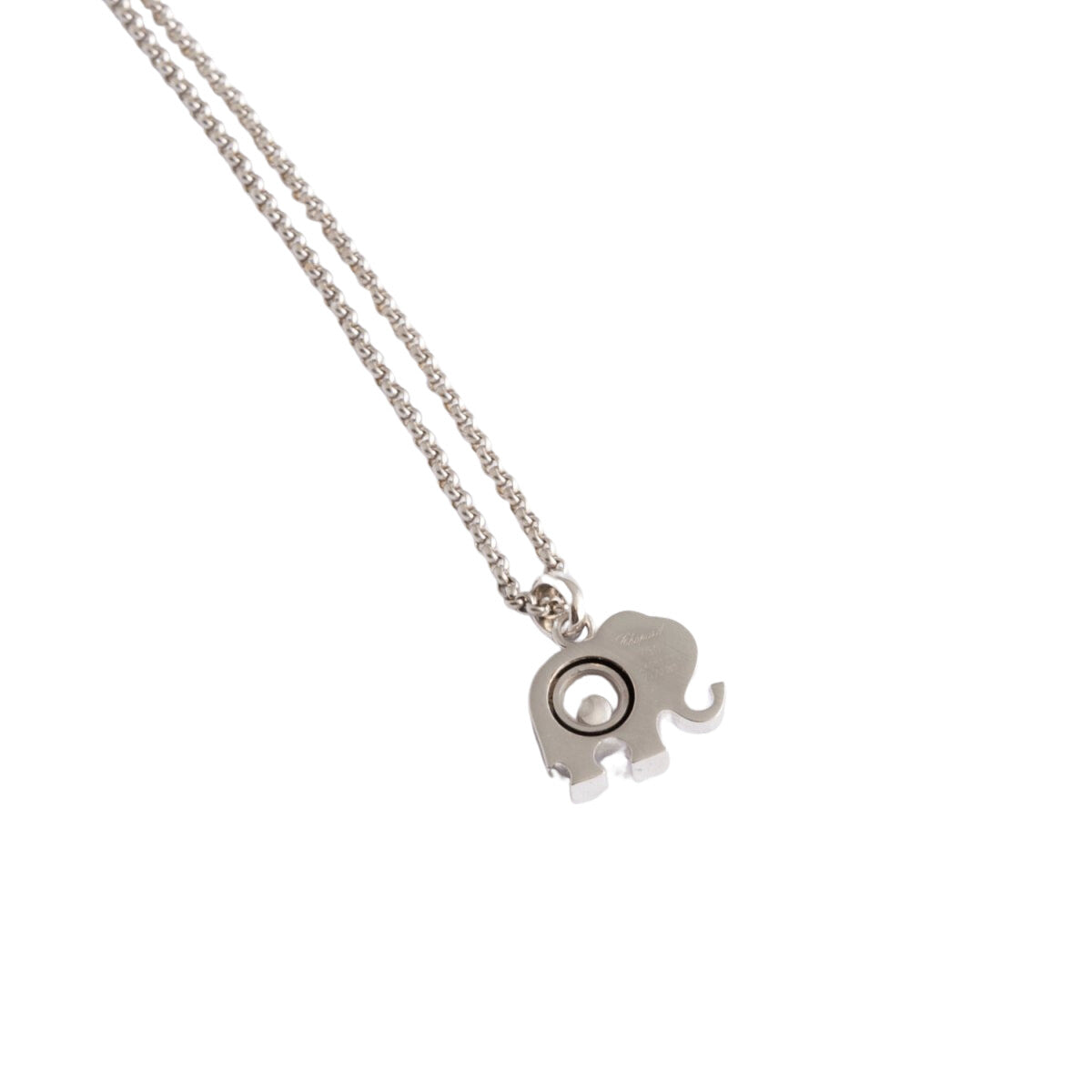 Collier CHOPARD "happy diamonds" en or blanc - Castafiore