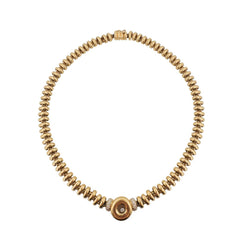 Collier CHOPARD "Happy Diamonds" en or jaune et diamants - Castafiore