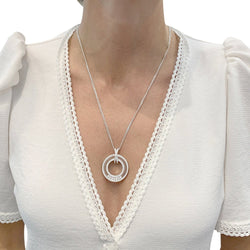 Collier Chopard, "Happy Diamonds", or blanc, diamants. - Castafiore