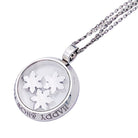 Collier Chopard, "Happy Snow Flakes", or blanc, diamants. - Castafiore