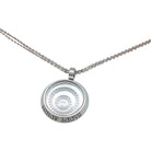 Collier CHOPARD "Happy Spirit" en or blanc et diamants - Castafiore