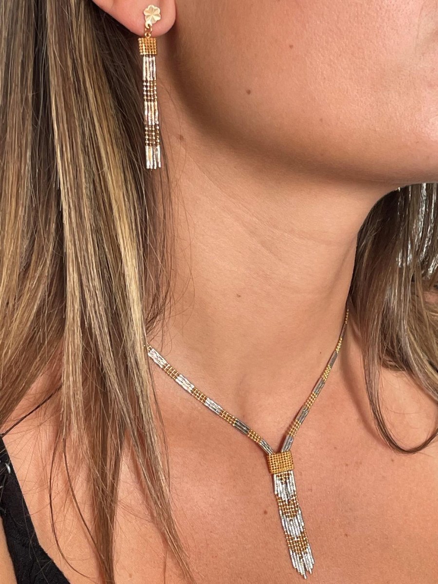 Collier Cravate en 2 ors - Castafiore