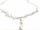 Collier Cravate en or blanc et diamants - Castafiore