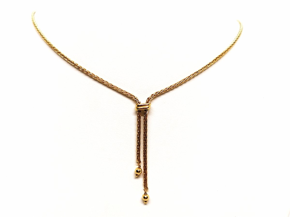 Collier Cravate Or jaune - Castafiore