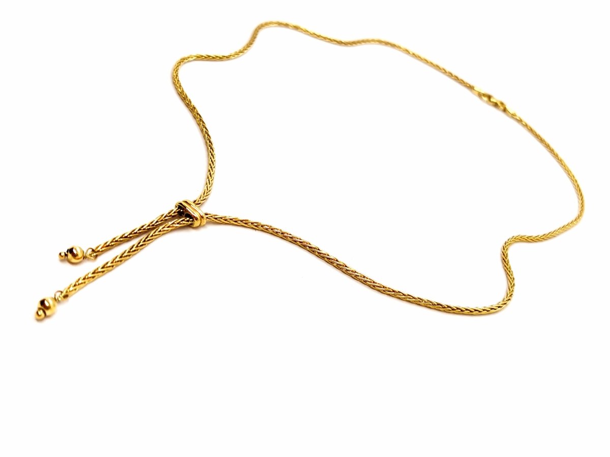 Collier Cravate Or jaune - Castafiore