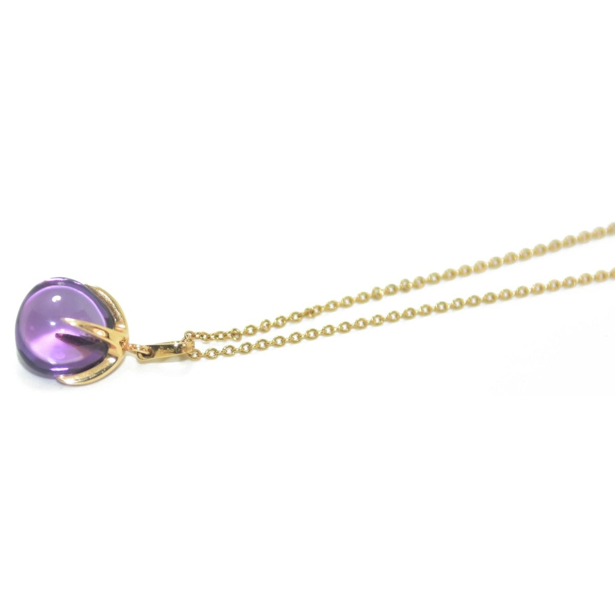 Collier de la maison Pomellato modèle Veleno en or rose et améthyste - Castafiore