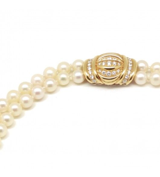 Collier de perles double rang - Castafiore