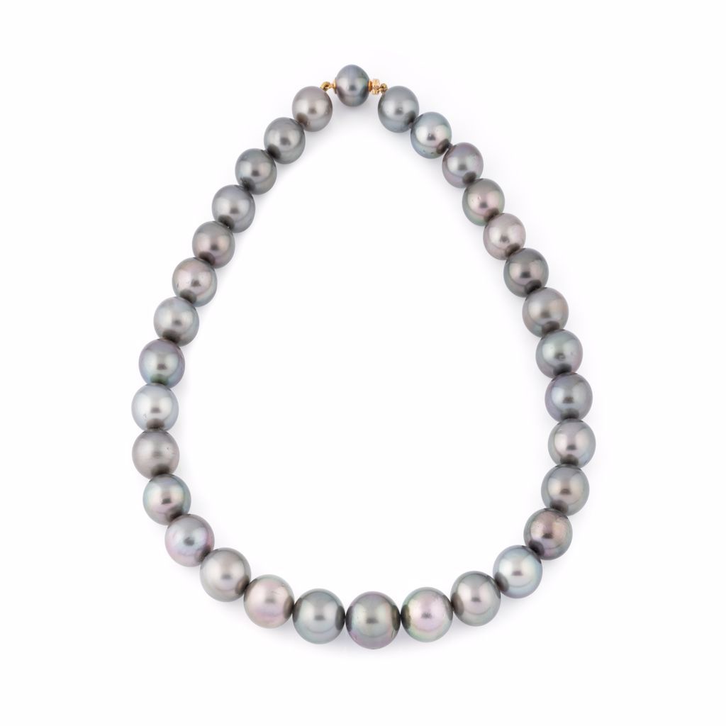 Collier de perles grises - Castafiore