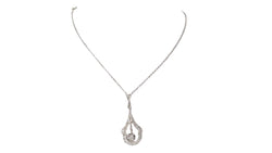 Collier des années 30 en or blanc, platine et diamants - Castafiore