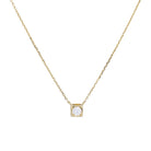 Collier Dinh Van, " Le Cube", or jaune, diamant - Castafiore