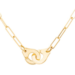 Collier DINH VAN Menottes en or jaune - Castafiore