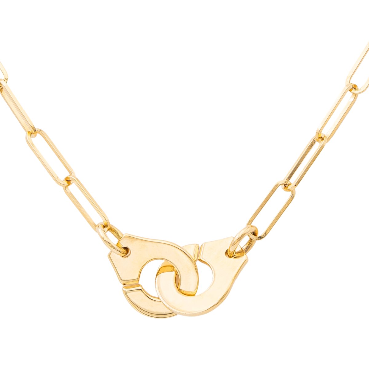 Collier DINH VAN Menottes en or jaune - Castafiore