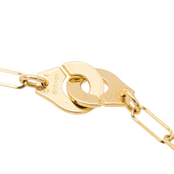 Collier DINH VAN Menottes en or jaune - Castafiore