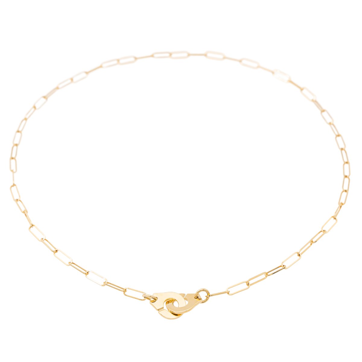 Collier DINH VAN Menottes en or jaune - Castafiore