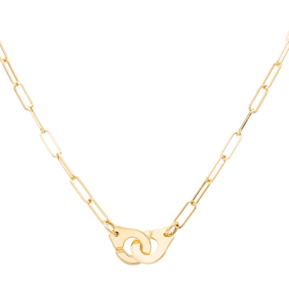 Collier DINH VAN Menottes en or jaune - Castafiore