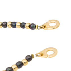 Collier DINH VAN Menottes en or jaune et perle - Castafiore