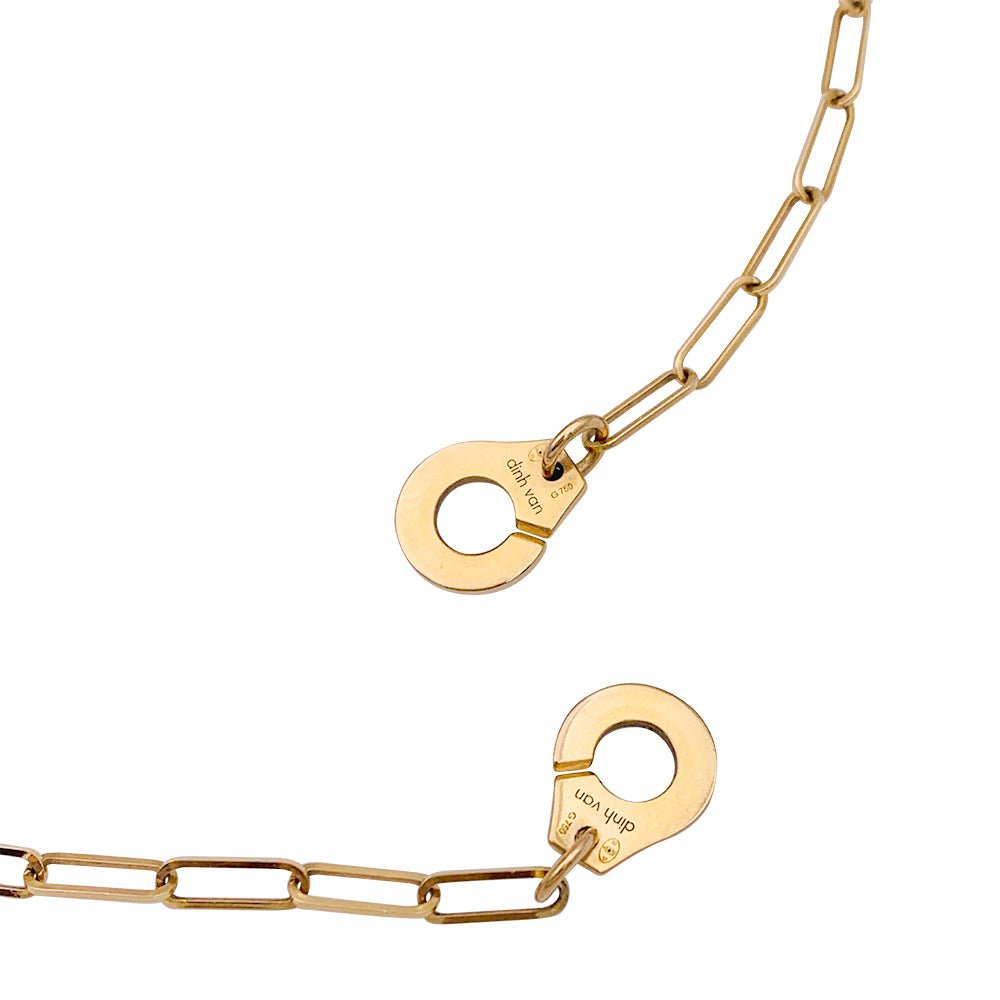Collier DINH VAN "Menottes R10" en or jaune - Castafiore
