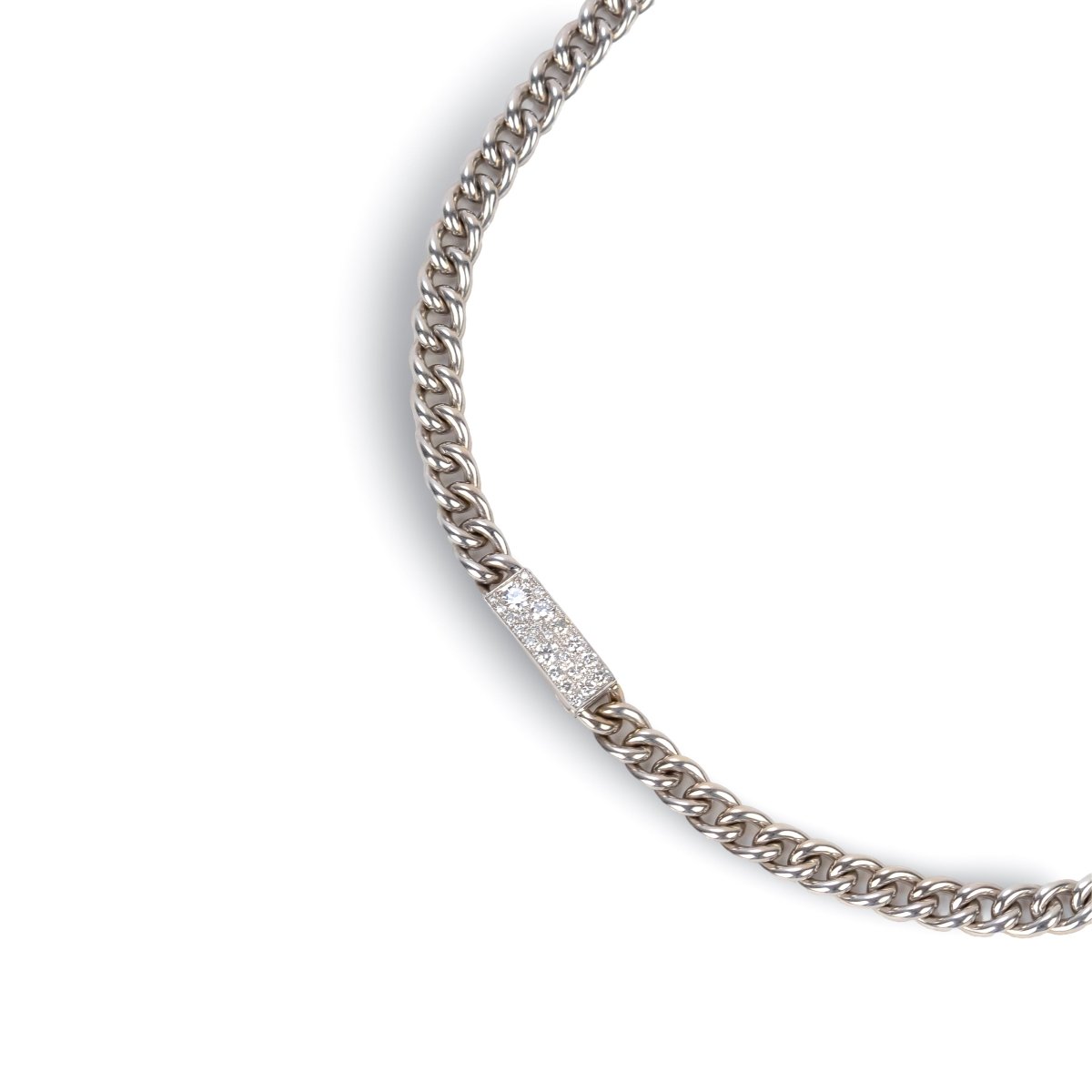 Collier DIOR en or blanc et diamant - Castafiore